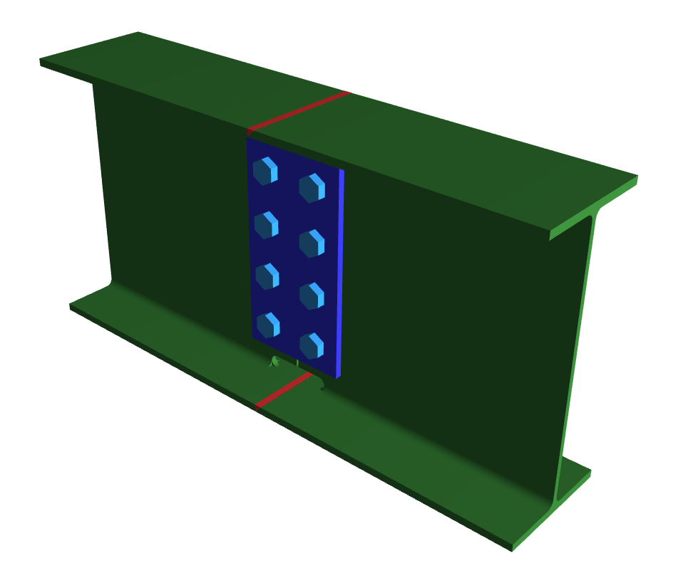 Beam Direct Weld Moment Splice Connection_1