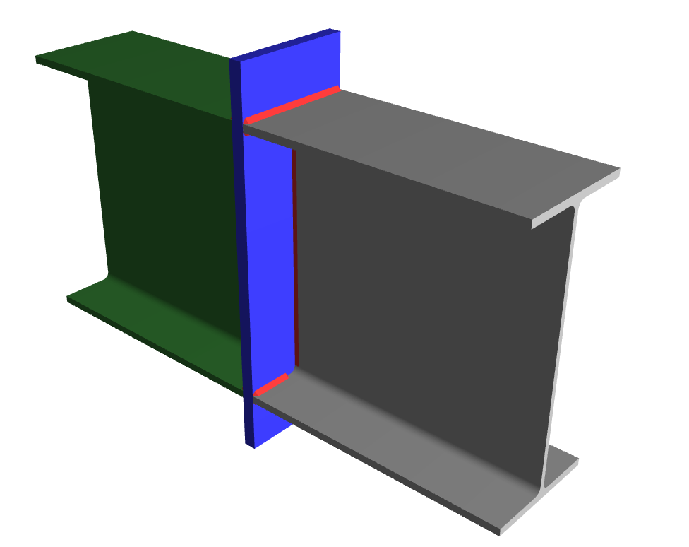 Beam Extended End Plate Splice Connection_2