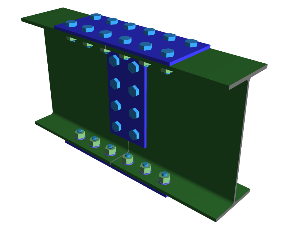 Beam Moment Plate Splice Connection_1