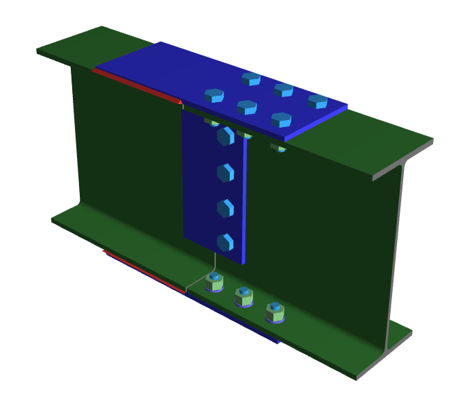 Beam Moment Plate Splice Connection_3