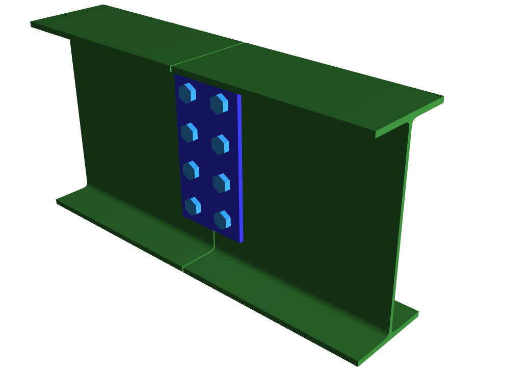 Beam Shear Tab Splice Connection_1