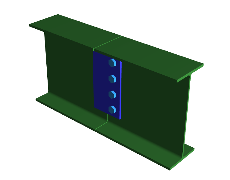 Beam Shear Tab Splice Connection_3