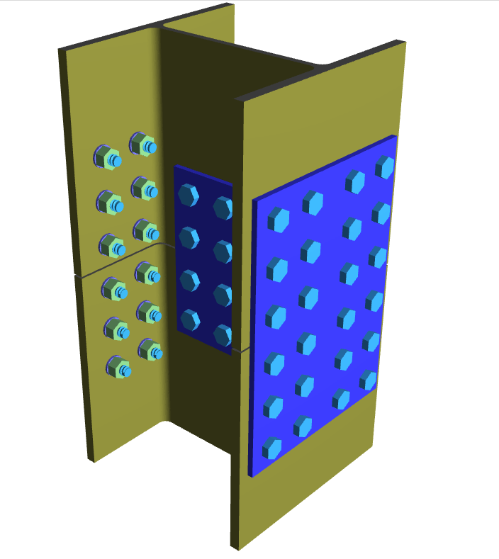 Column Moment Plate Splice Connection_1