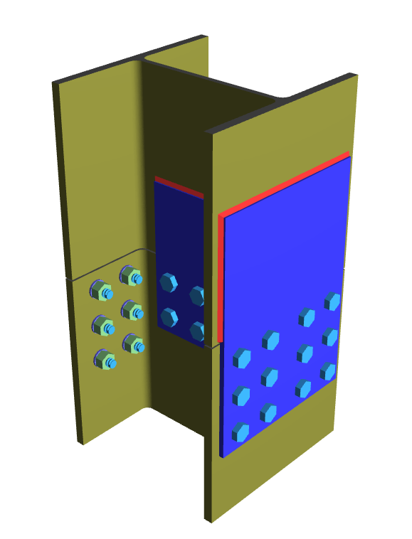 Column Moment Plate Splice Connection_3