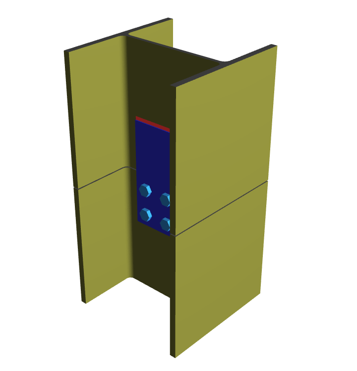 Column Shear Tab Splice Connection_3