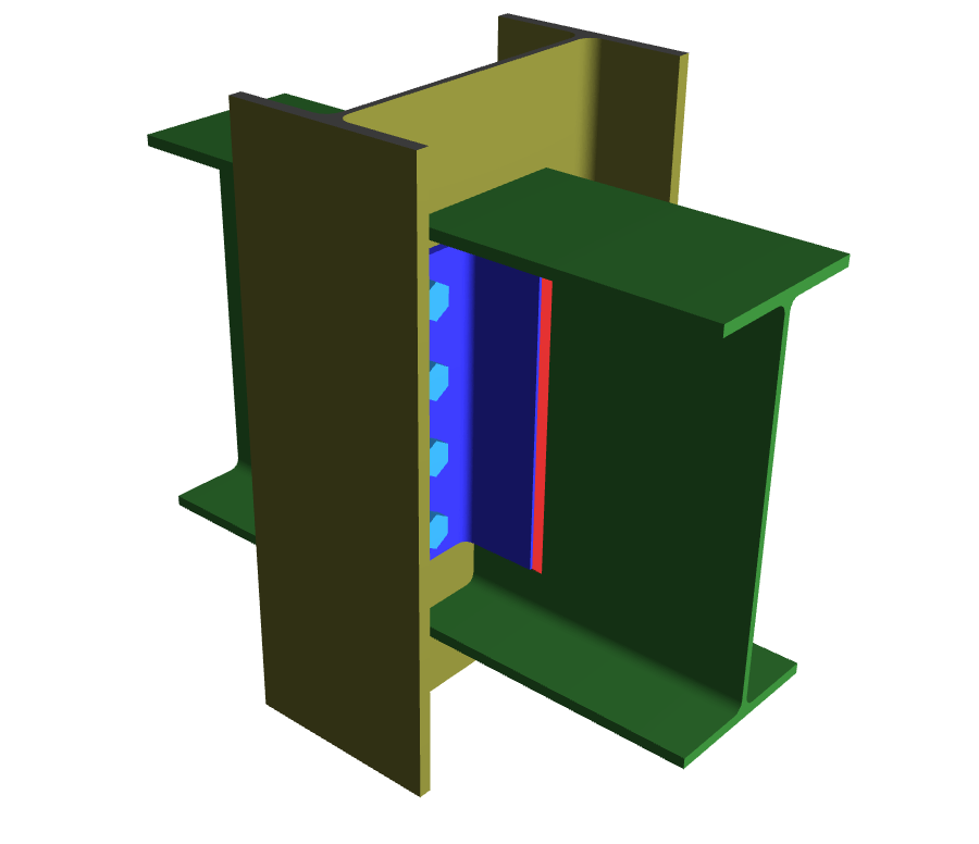 Beam to Column Clip Angle-Both Side-Shear Connection_1