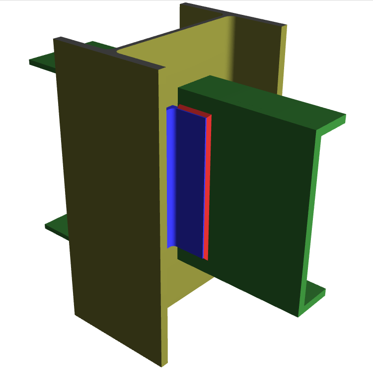 Column-Beam Clip Angle-Both Side-Shear Connection_3