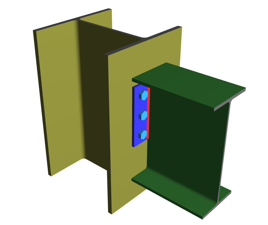 Beam to Column End-Plate Shear Connection_1