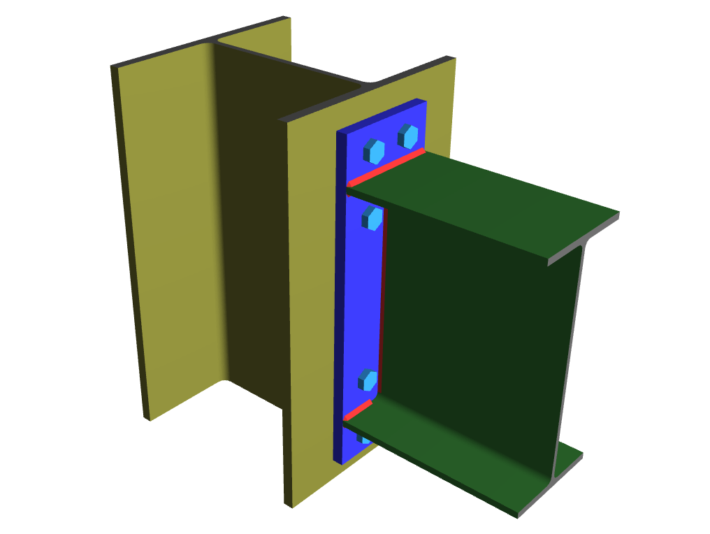 Beam to Column Extended End Plate Moment Connection_1