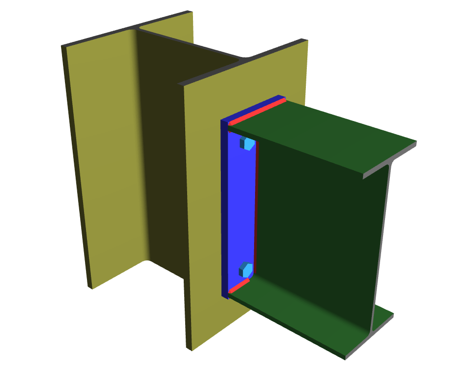 Beam to Column Flush End Plate Moment Connection_1