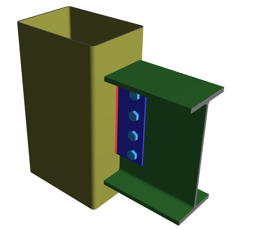 Beam to Column Shear Tab Connection_1