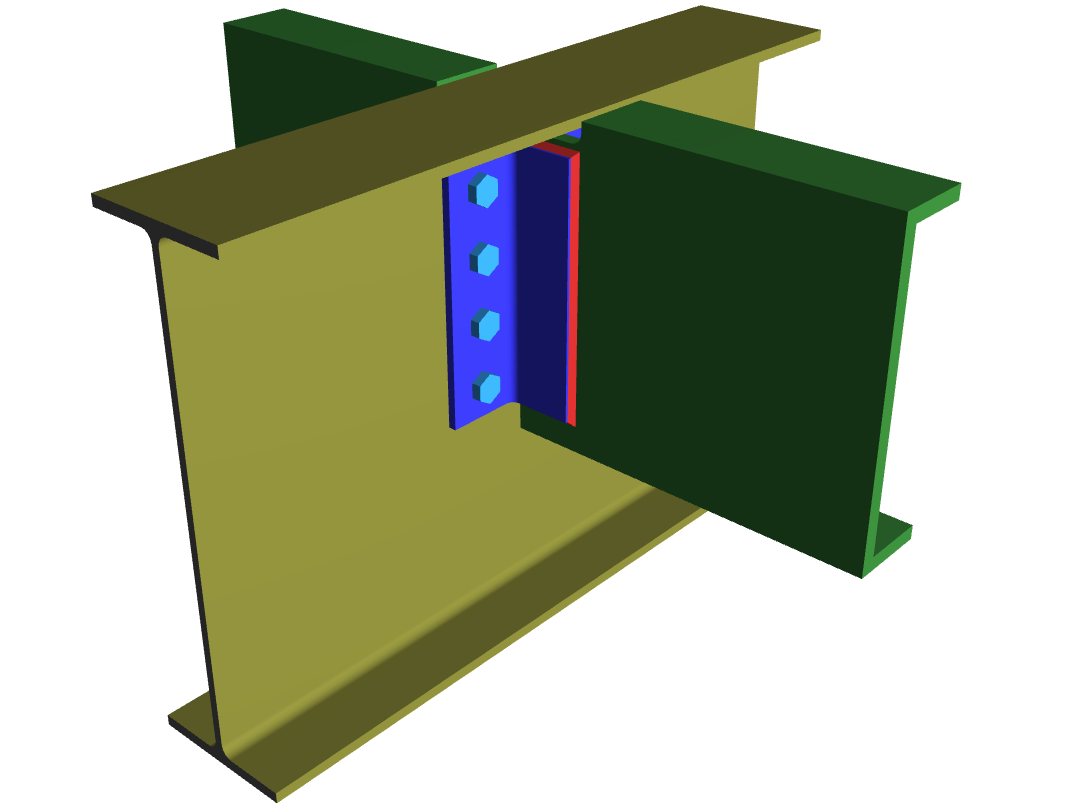 Girder-Beam Clip Angle-Both Side-Shear Connection_2