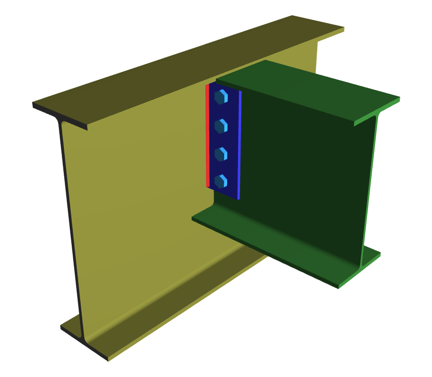 Beam to Girder Shear Tab Connection_1