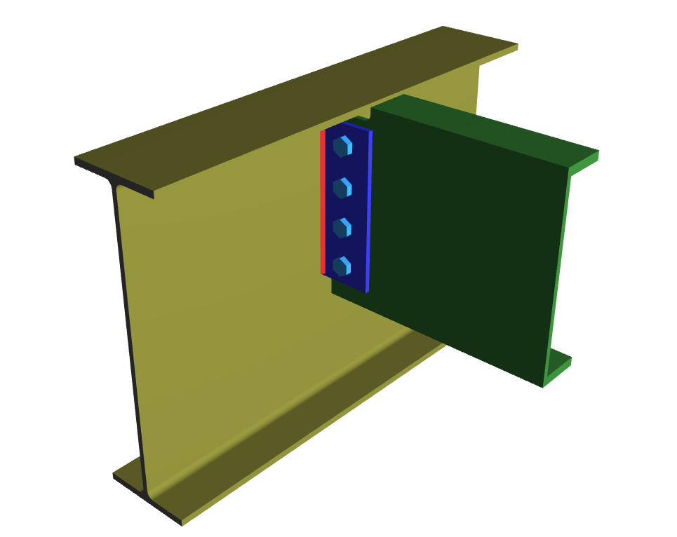 Girder-Beam Shear Tab Connection_2