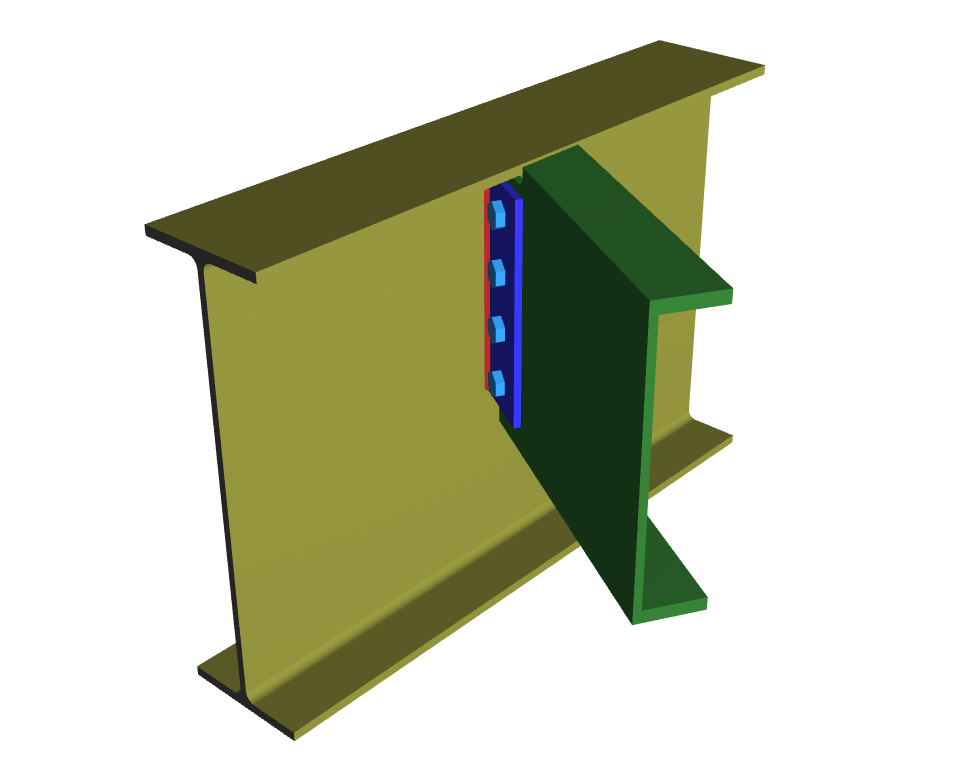 Girder-Beam Shear Tab Connection_3