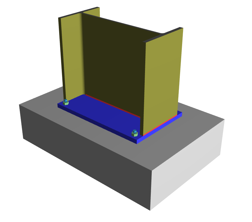 Single Column Base Plate Connections_2