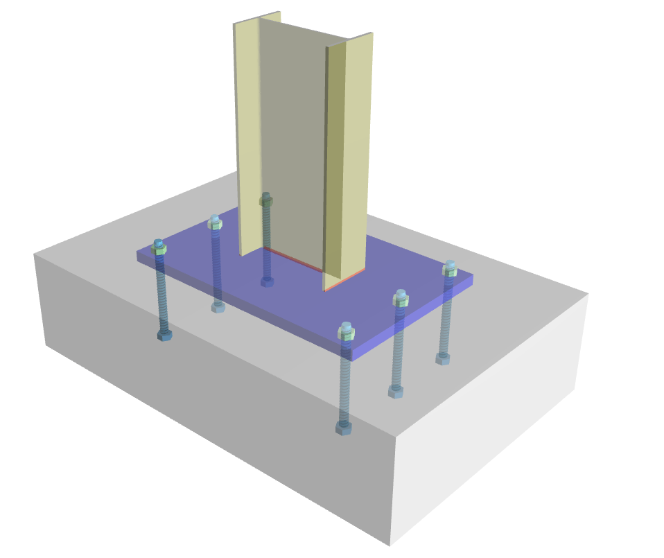 Single Column Base Plate Connections_4