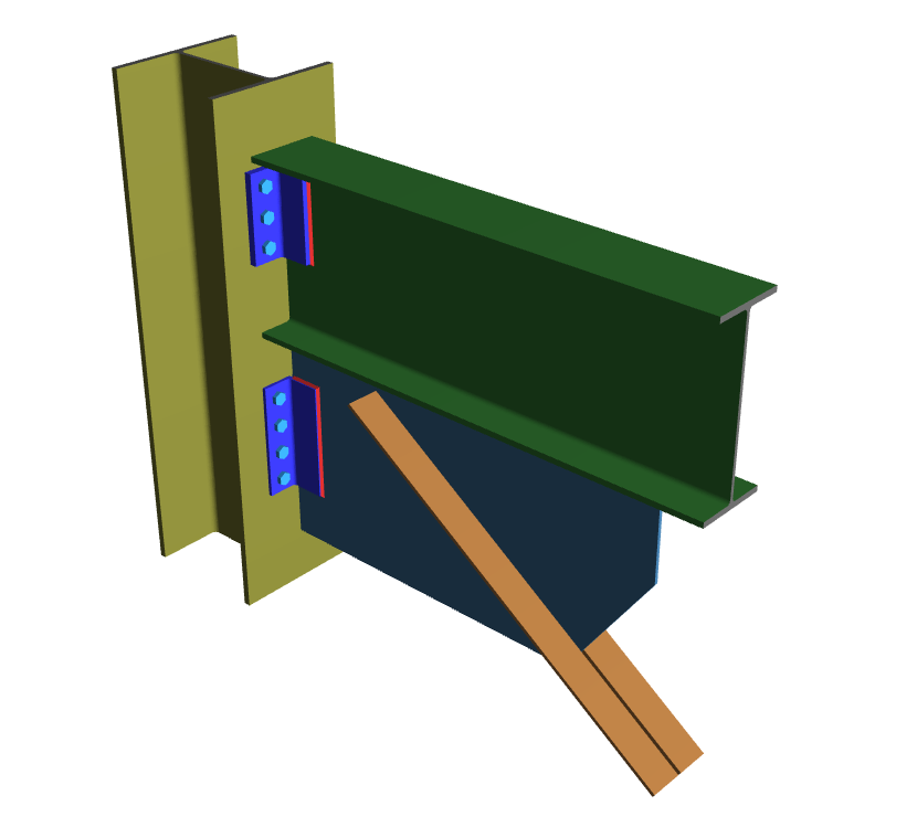 Vertical Brace Diagonal Connection_2