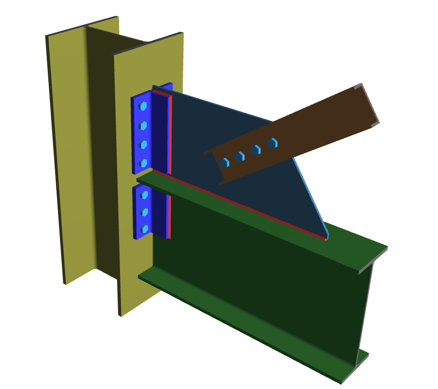 Vertical Brace Diagonal Connection_6