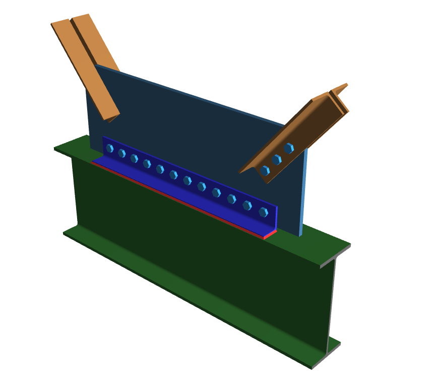 Vertical Chevron Brace Connection_2