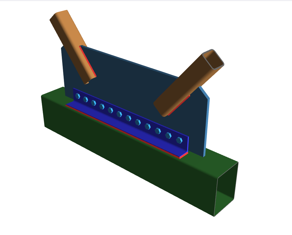 Vertical Chevron Brace Connection_3