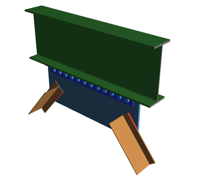 Vertical Chevron Brace Connection_7