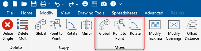 RISA | Enhanced &ldquo;Move&rdquo; Tools in RISAFoundation